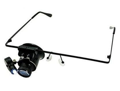 Лупа-очки Kromatech налобная монокулярная 20x, с подсветкой (1 LED) MG9892A